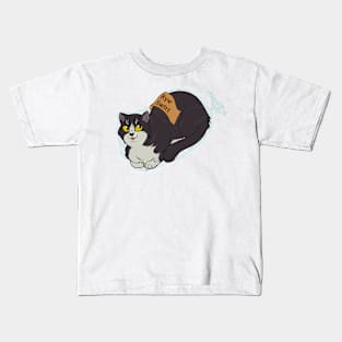 Catloaf: Rye Swirl (Tuxedo) Kids T-Shirt